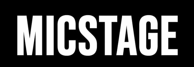 Wordmark — white on black (horizontal)